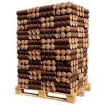Bûche compressée– Feuillus + résineux – Palette de 960 kg