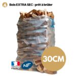 Bois de chauffage 30 cm ballot sur palette 2 m³ Extra Sec – 2,24 stères