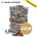 Bois de chauffage 33 cm ballot sur palette 2 m³ – 2,24 stères