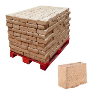 Bûches Compressées 540 Bûches 100% Écologique Bois Français