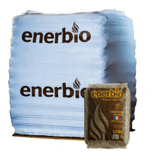 Pellets ENERBIO – Palette 66 Sacs 15 kg