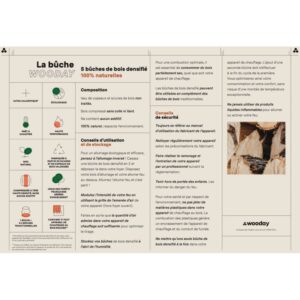 Bois Densifié Premium – 96 Paquets de 5 Bûches (~925 kg)