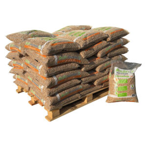 Granulés Moulin Bois Énergie – Demi-Palette 36 Sacs 540 kg