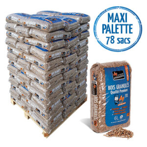 Granulés WOODSTOCK – Palette 78 Sacs