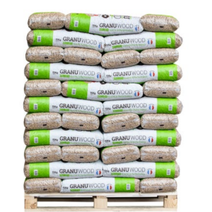 Granulés GRANUWOOD – Palette 66 Sacs 15 kg (990 kg) 5 Granulés GRANUWOOD – Palette 66 Sacs 15 kg (990 kg) – Image 3