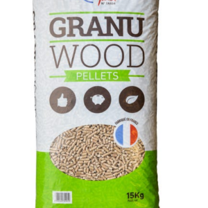 Alternative view of Granulés GRANUWOOD – Palette 66 Sacs 15 kg (990 kg)
