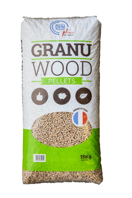 Granulés GRANUWOOD – Palette 66 Sacs 15 kg (990 kg) 2 Granulés GRANUWOOD – Palette 66 Sacs 15 kg (990 kg) – Image 2